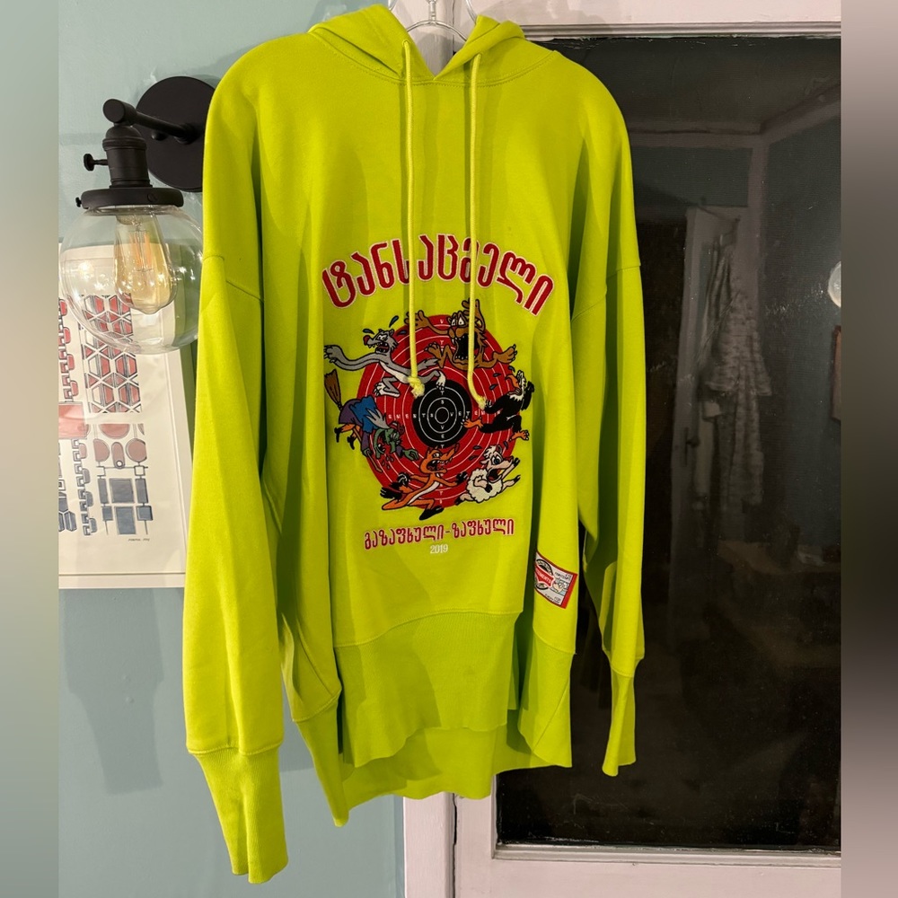 Vetements Cartoon Hoodie SS2019